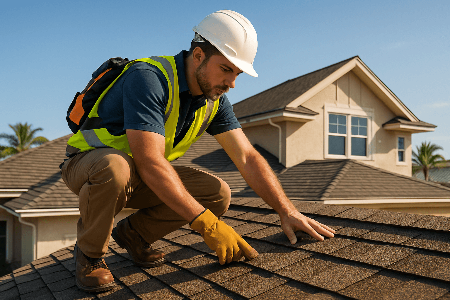 Clean-up after roof repair